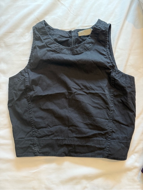 Everlane Tops - Everlane Black Cropped Sleeveless Top